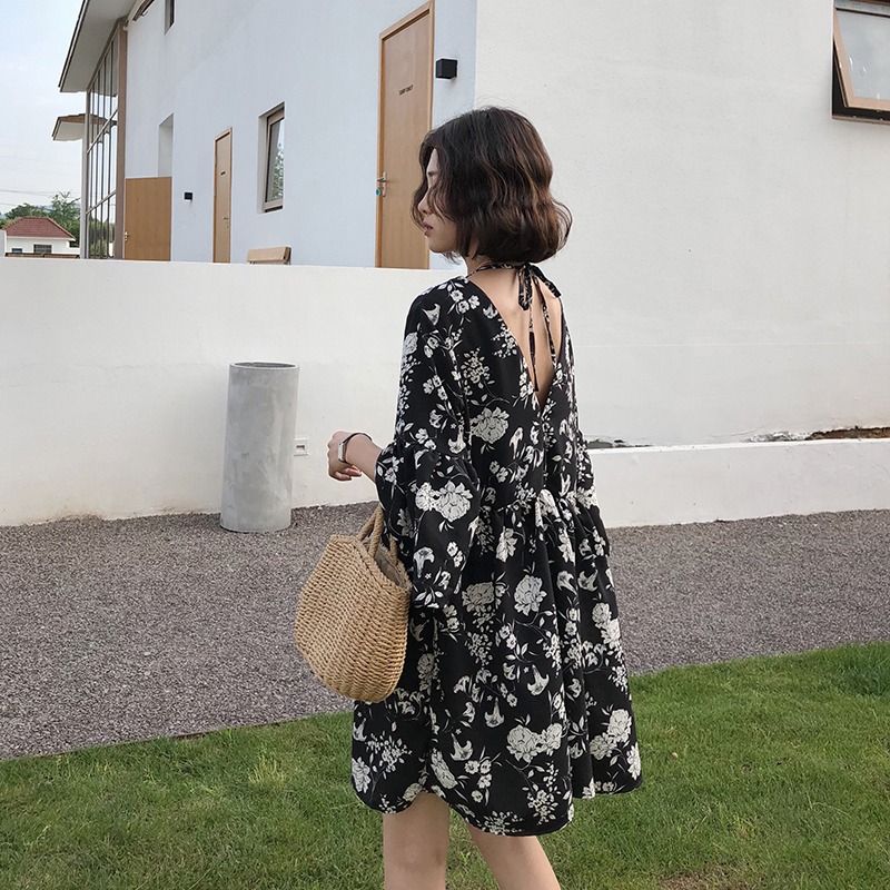 Midi Skirt Floral - Bali Plaj Tatili Plaj Eteği Süper