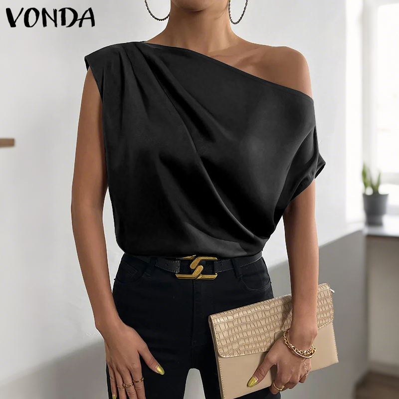 Blouse Off Shoulder - Büyük Beden 5XL VONDA Kadın Bluz