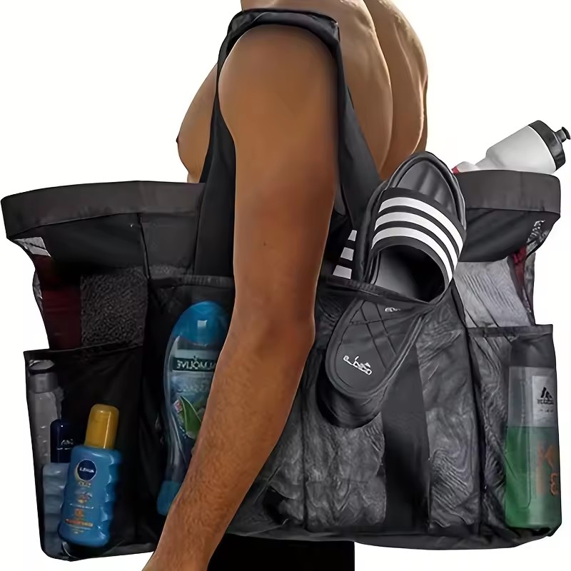 Tote Bag Beach - 1 adet Ekstra Büyük File Plaj