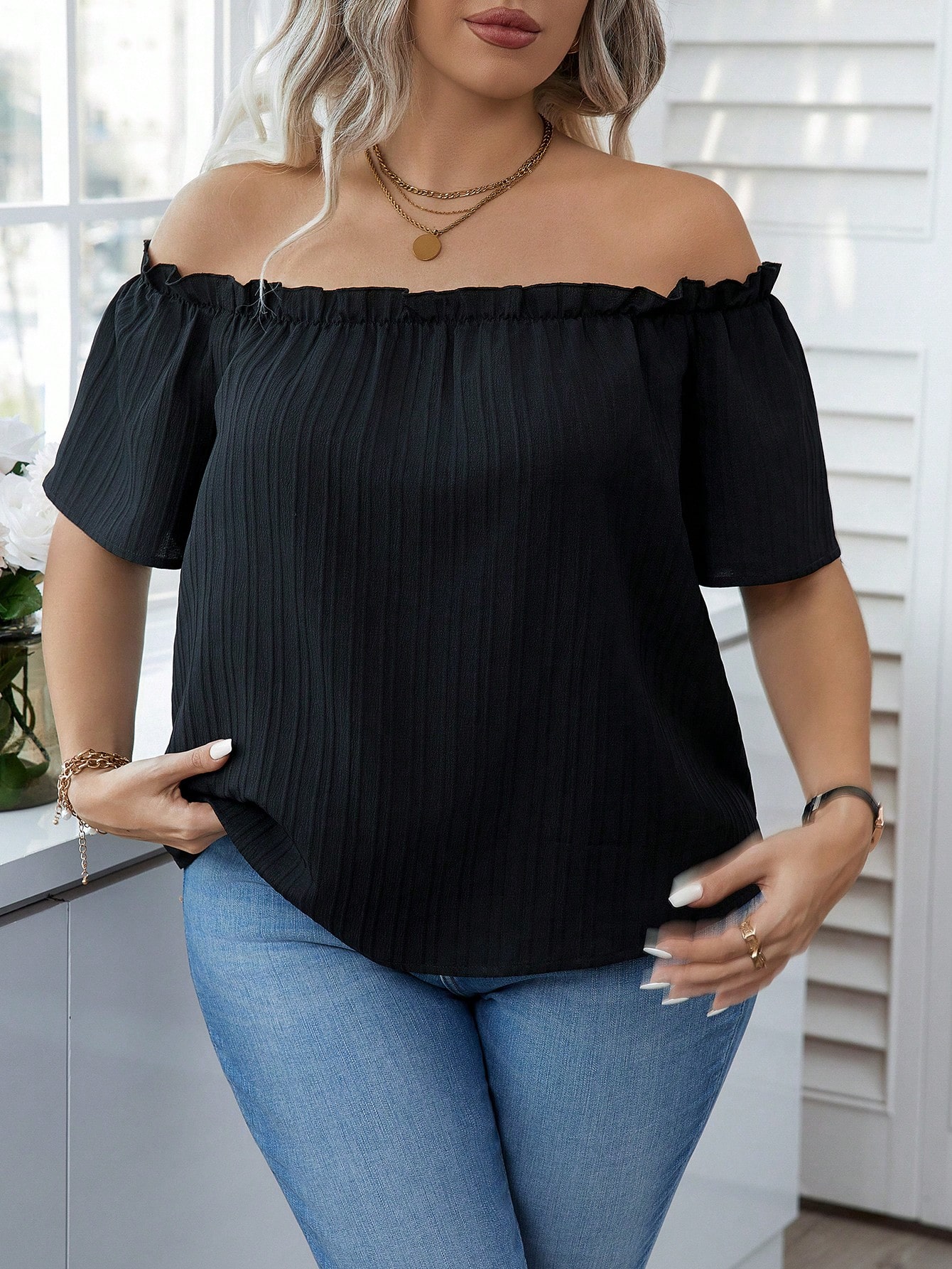 Kadınlar için Seksi, Omuzları  - Blouse Off Shoulder incelemesi ve fiyatı