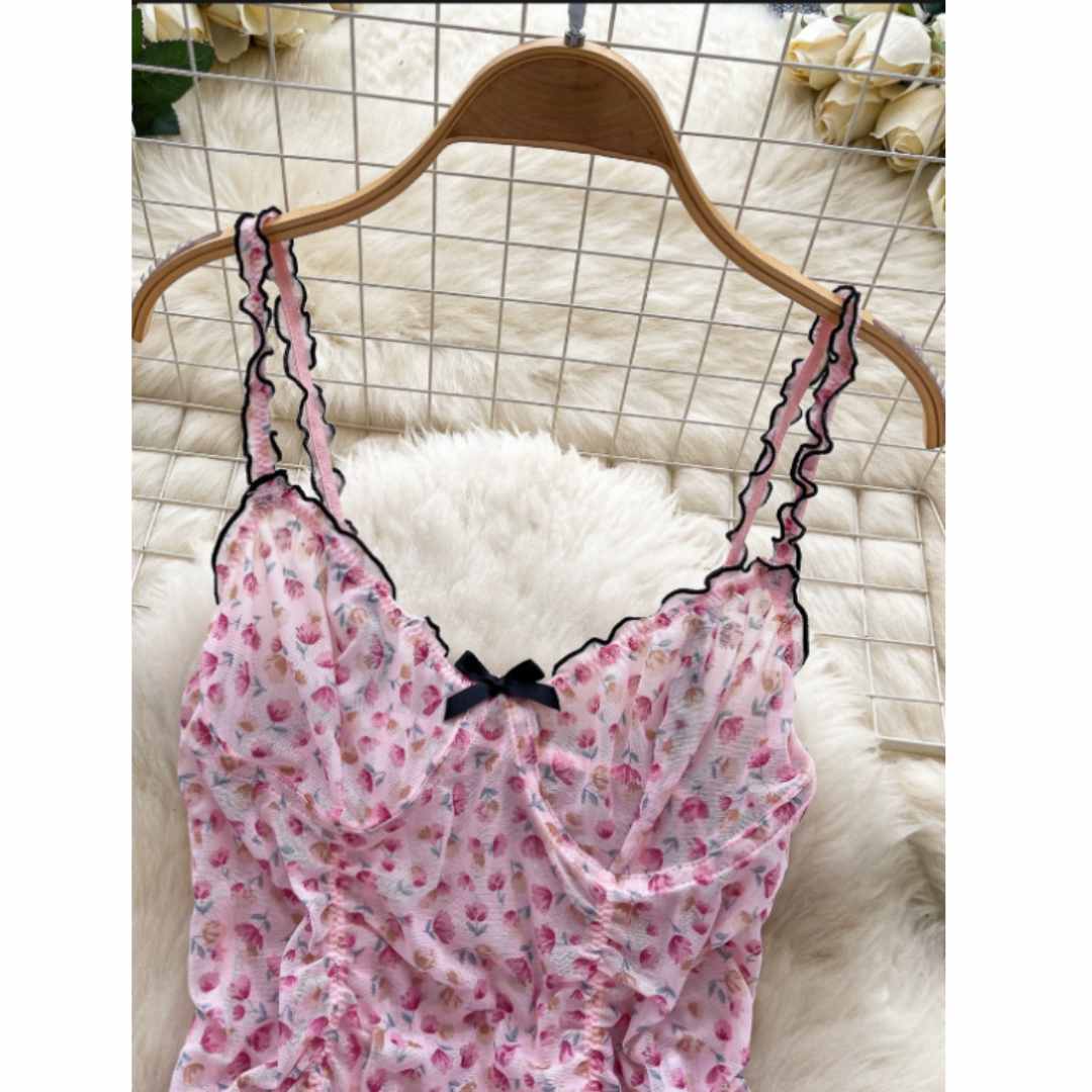 Kadınlar için Şık Ev Kıyafetle - Romper Floral Print incelemesi ve fiyatı