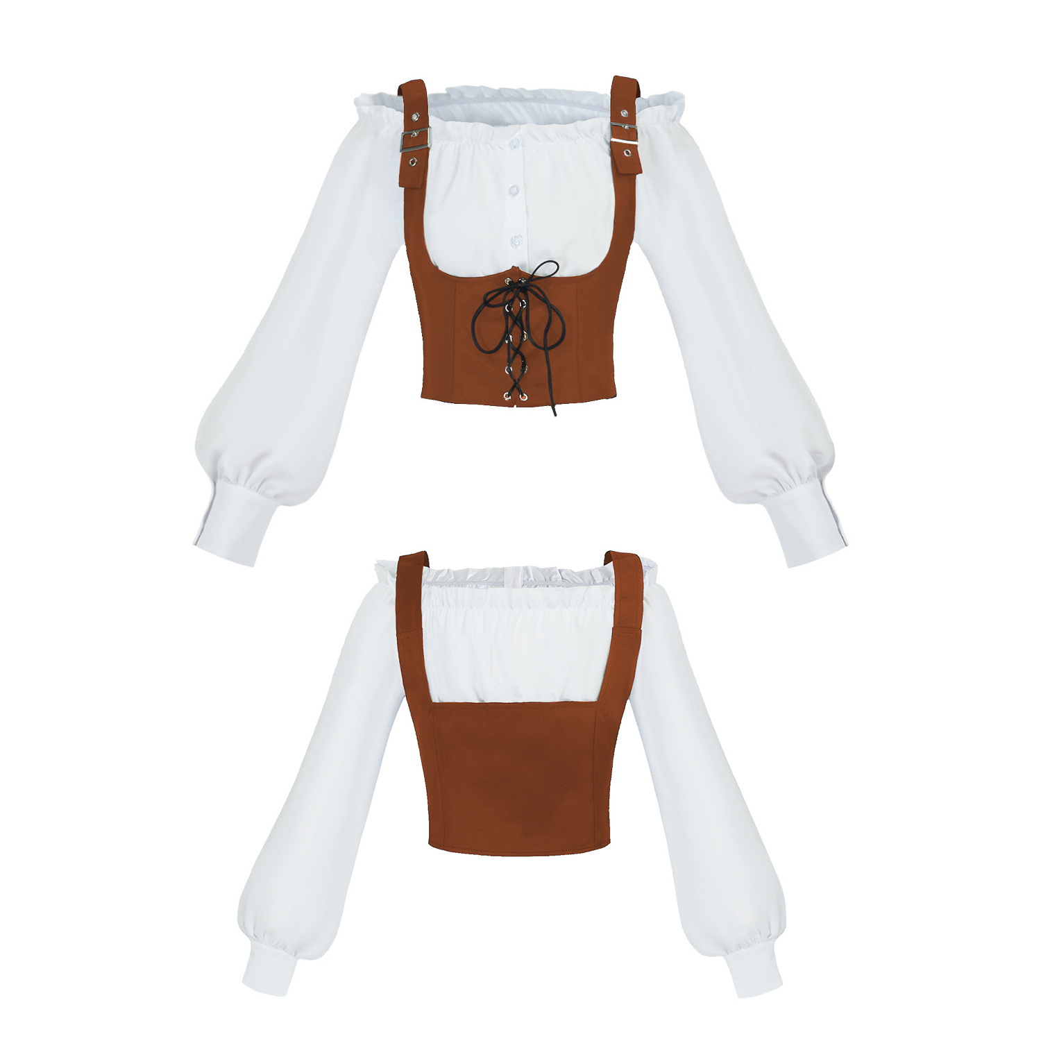 Rönesans Tarzı İki Parçalı Kos - Blouse Off Shoulder incelemesi ve fiyatı