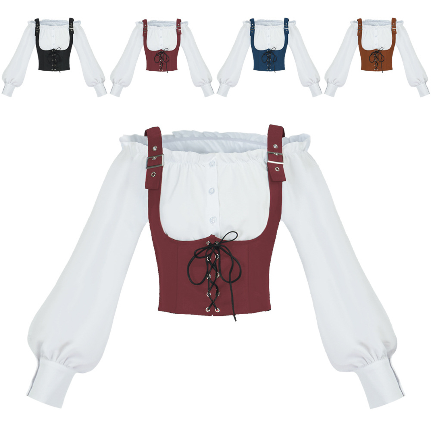 Rönesans Tarzı İki Parçalı Kos - Blouse Off Shoulder incelemesi ve fiyatı