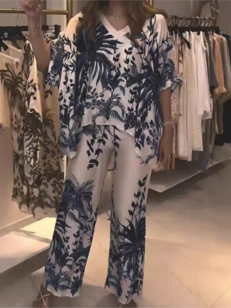 Zarif iki parçalı ofis takım e - Romper Floral Print incelemesi ve fiyatı