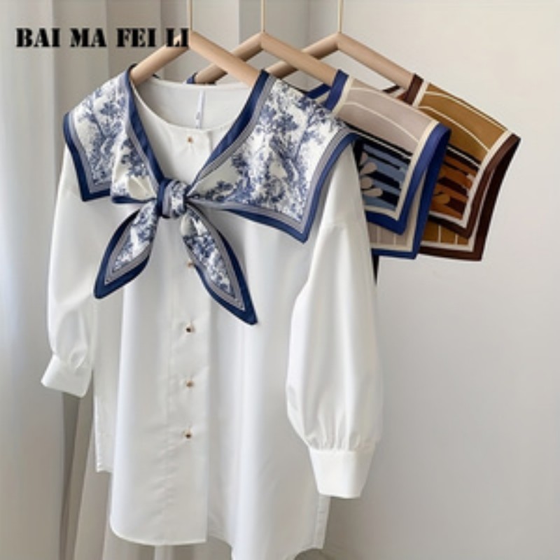 Kadın Çok Amaçlı İpek Eşarp İl - Blouse Off Shoulder incelemesi ve fiyatı