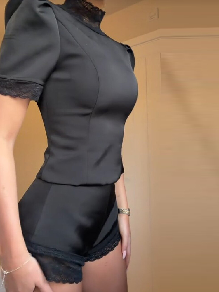 Yeni Saten Dantel Kenarlı Üst  - Blouse Off Shoulder incelemesi ve fiyatı